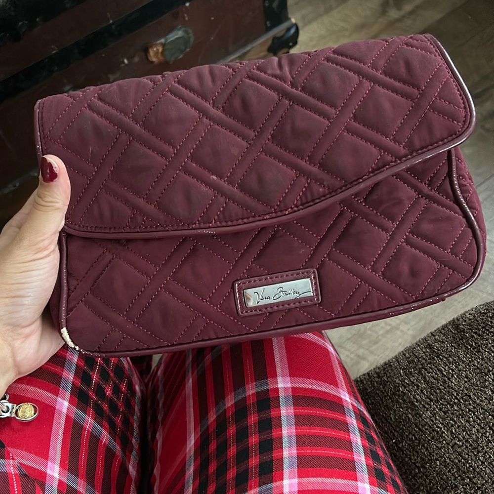 Maroon Vera Bradley crossbody bag